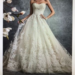 Sophia Tolli A-line Lace Dress